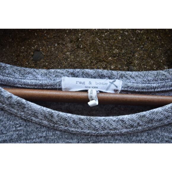 Rag & Bone Gray Marled Lightweight Long Sleeve Pullover – Size S - Picture 4 of 4